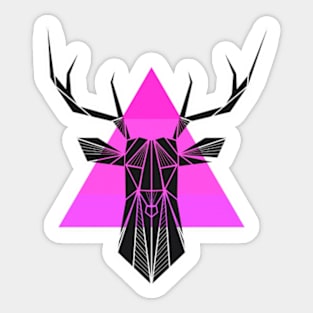 Hipster Deer Sticker